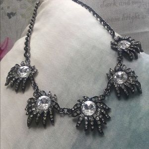 NWT WIA Studios dark silve /titanium 5 pendants